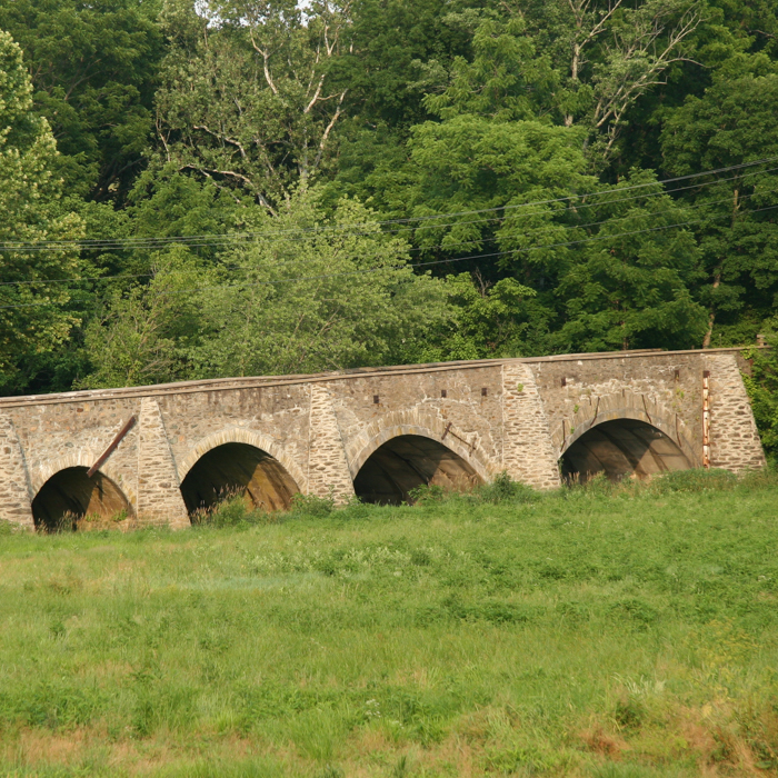 goose creek stone bridge with arch supports
