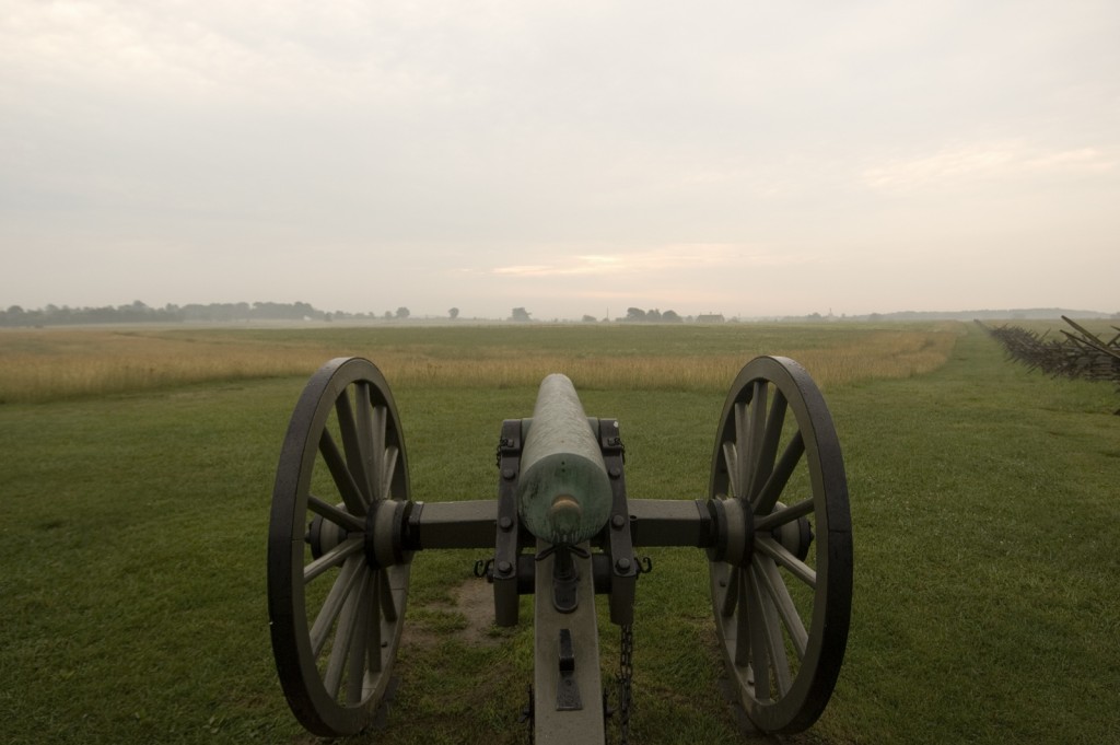 Cannon on Gettysburg Battlefield